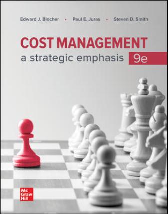 Cost Management: A Strategic Emphasis 9th Edition Blocher