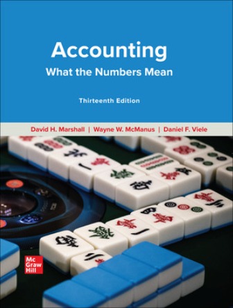 Accounting: What the Numbers Mean 13th Edition Marshall