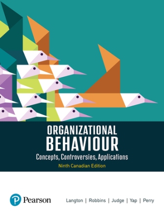 Organizational Behaviour 9th Canadian Edition Langton