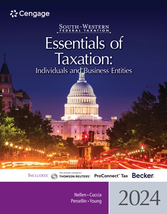 South-Western Federal Taxation 2024: Essentials of Taxation: Individuals and Business Entities 27th Edition Nellen