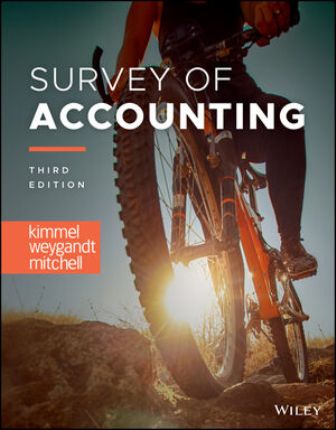 Survey of Accounting 3rd Edition Kimmel