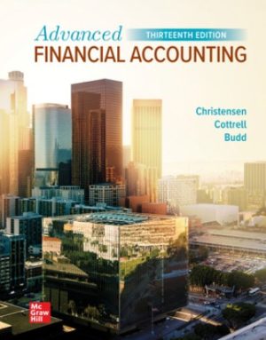 Advanced Financial Accounting 13th Edition Christensen