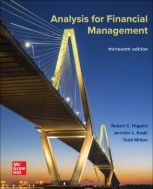 Analysis for Financial Management 13th Edition Higgins