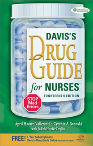 DAVIS'S DRUG GUIDE FOR NURSES 14th Edition Vallerand