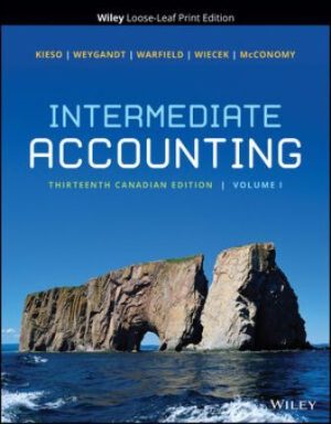 Intermediate Accounting Volume 1 13th Canadian Edition Kieso