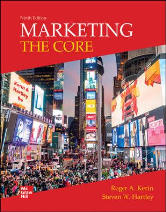 Marketing: The Core 9th Edition Kerin