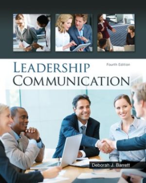 Leadership Communication 4th Edition Barrett
