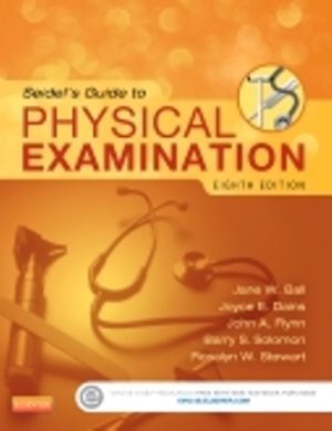 Seidel's Guide to Physical Examination 8th Edition Ball