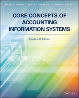 Core Concepts of Accounting Information Systems 14th Edition Simkin