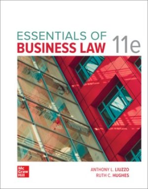 Essentials of Business Law 11th Edition Liuzzo