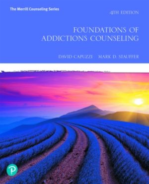 Foundations of Addictions Counseling 4th Edition Capuzzi