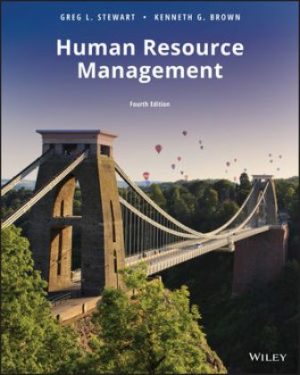 Human Resource Management 4th Edition Stewart