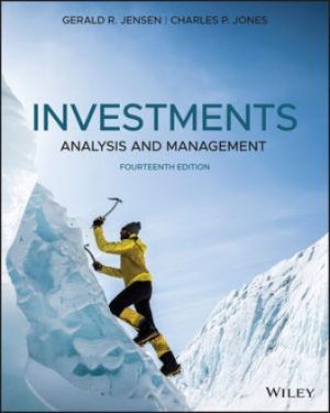 Investments Analysis and Management 14th Edition Jones