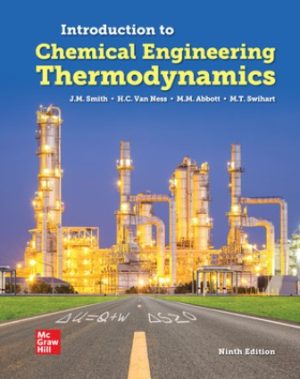 Introduction to Chemical Engineering Thermodynamics 9th Edition Smith