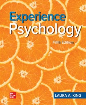 Experience Psychology 5th Edition King