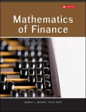 Mathematics of Finance 9th Canadian Edition Brown