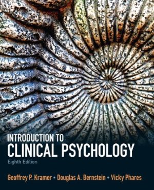 Introduction to Clinical Psychology 8th Edition Kramer