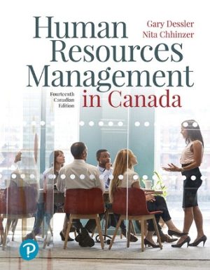 Human Resources Management in Canada 14th Canadian Edition Dessler