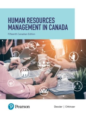 Human Resources Management in Canada 15th Canadian Edition Dessler