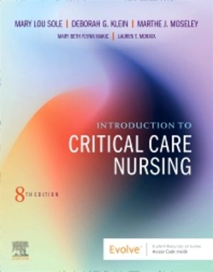 Introduction to Critical Care Nursing 8th Edition Sole