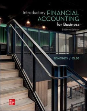Introductory Financial Accounting for Business 2nd Edition Edmonds