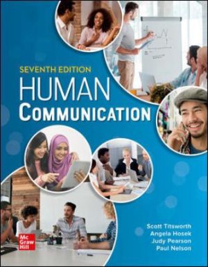 Human Communication 7th Edition Pearson