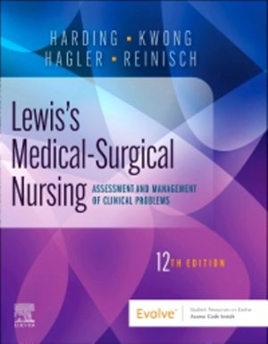 Lewis's Medical-Surgical Nursing 12th Edition Harding