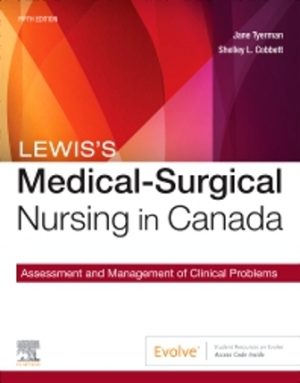 Lewis's Medical-Surgical Nursing in Canada Assessment and Management of Clinical Problems 5th Edition Tyerman