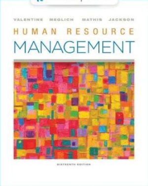Human Resource Management 16th Edition Valentine