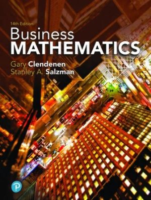Business Mathematics 14th Edition Clendenen