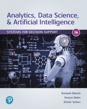 Analytics Data Science and Artificial Intelligence 11th Edition Sharda