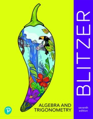 Algebra and Trigonometry 7th Edition Blitzer