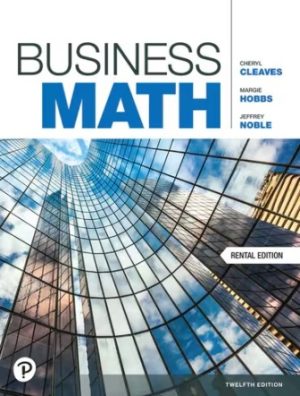 Business Math 12th Edition Cleaves