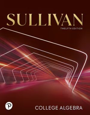 Algebra and Trigonometry 12th Edition Sullivan