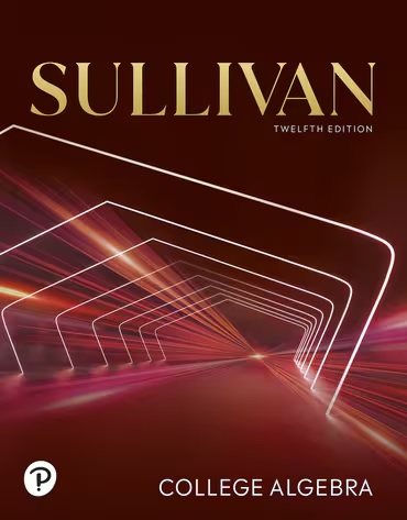 Algebra and Trigonometry 12th Edition Sullivan