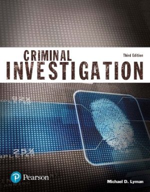 Criminal Investigation 3rd Edition Lyman