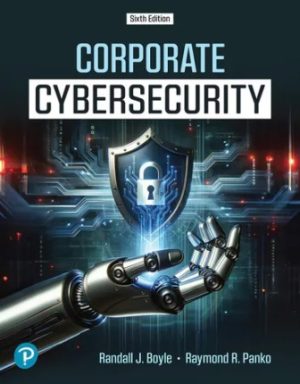 Corporate Cybersecurity 6th Edition Boyle