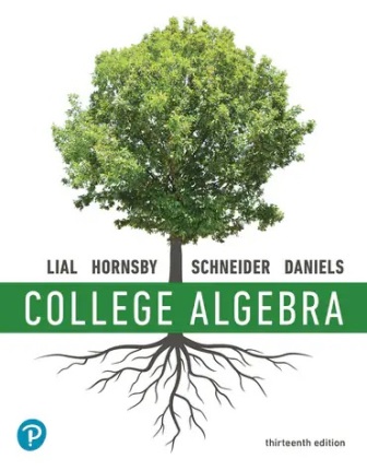College Algebra 13th Edition Lial