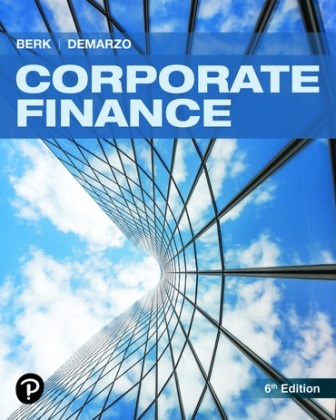 Corporate Finance 6th Edition Berk