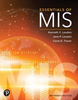 Essentials of MIS 15th Edition Laudon