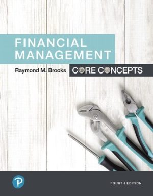 Financial Management Core Concepts 4th Edition Brooks