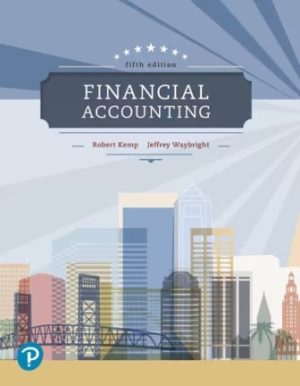 Financial Accounting 5th Edition Kemp