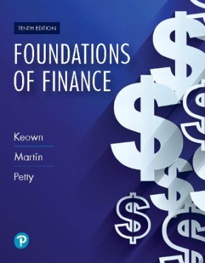Foundations of Finance 10th Edition Keown