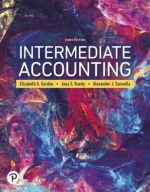 Intermediate Accounting 3rd Edition Gordon