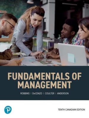 Fundamentals of Management 10th Canadian Edition Robbins